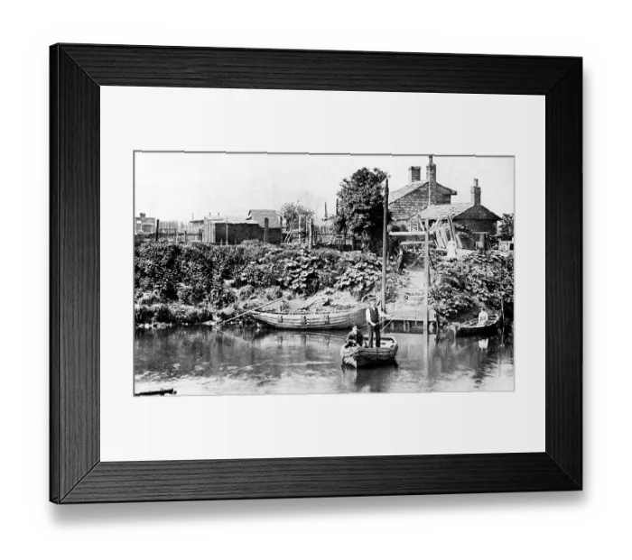 Framed Print : Thornhill Ferry - Dewsbury Framed Print : Thornhill Ferry - Dewsbury