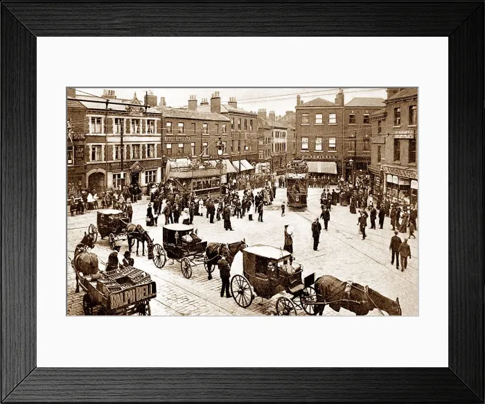 Framed Print : Wakefield - Bull Ring Framed Print : Wakefield - Bull Ring