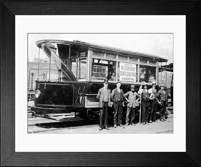 Framed Print : Wakefield - first tram Framed Print : Wakefield - first tram