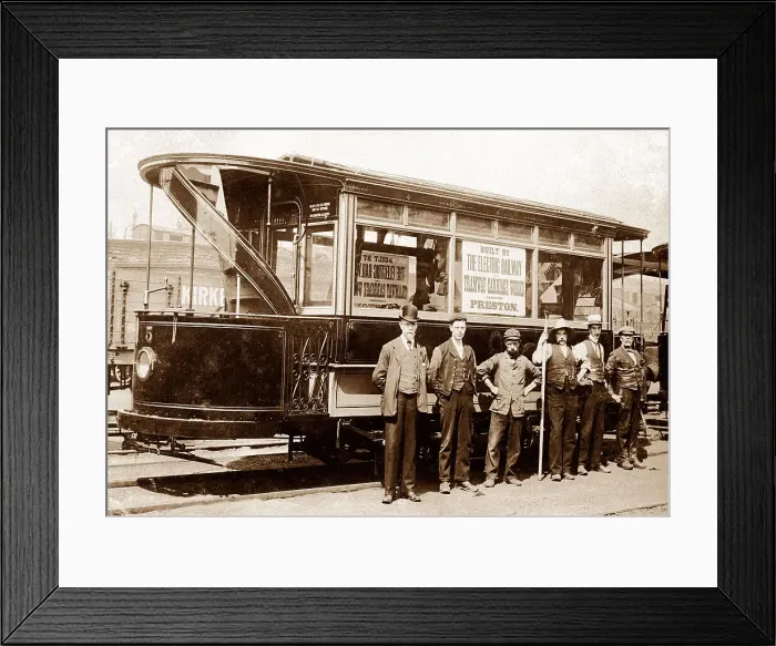 Framed Print : Wakefield - first tram Framed Print : Wakefield - first tram