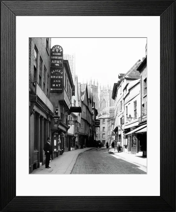 Framed Print : Lower petergate York