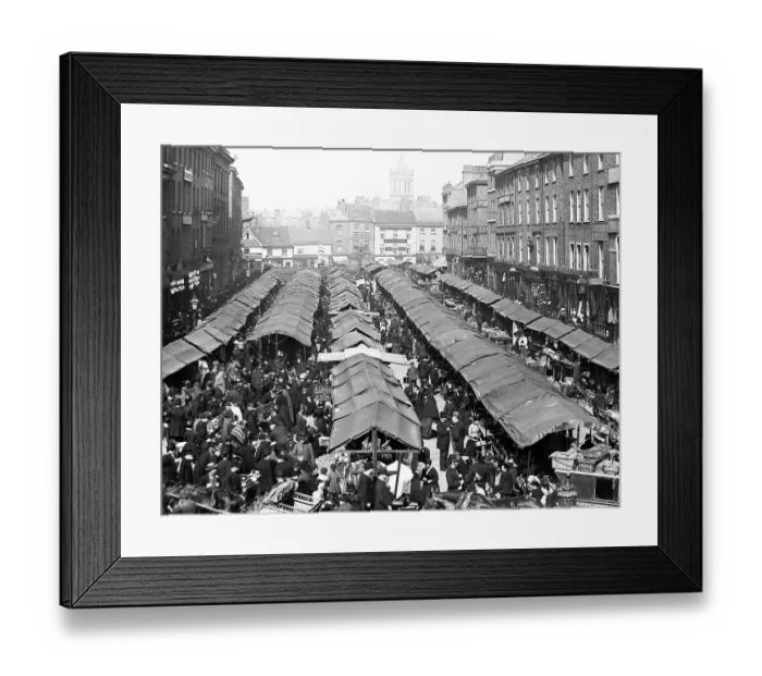 Framed Print : York Market Place Framed Print : York Market Place