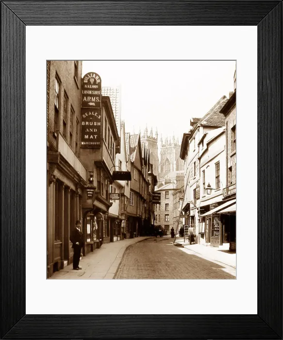 Framed Print : Lower petergate York Framed Print : Lower petergate York