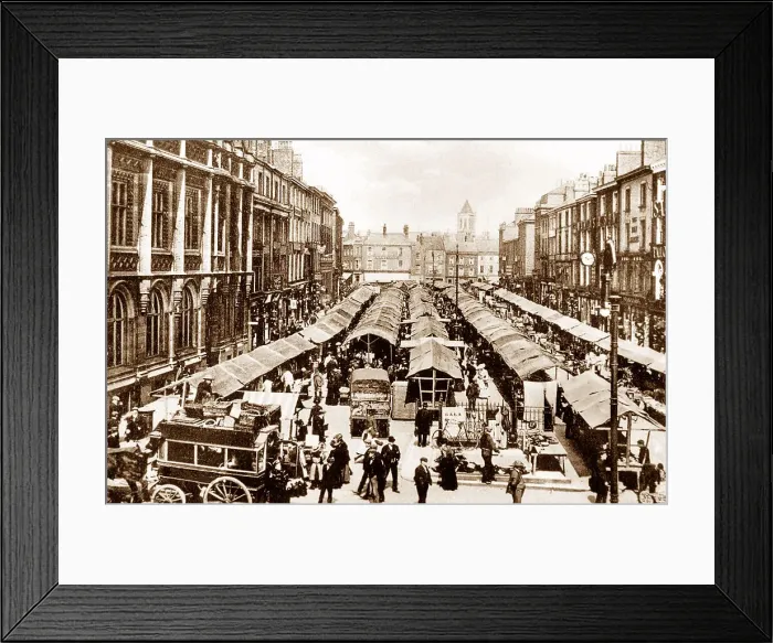 Framed Print : York Market Place Framed Print : York Market Place