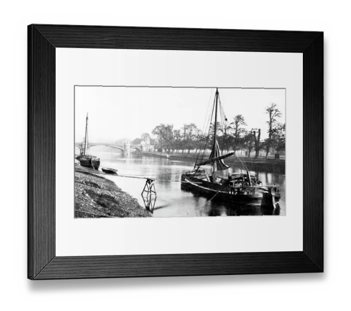 Framed Print : River barge on the Ouse York Framed Print : River barge on the Ouse York