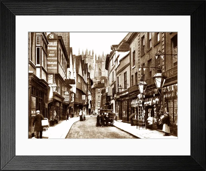 Framed Print : Petergate York Framed Print : Petergate York