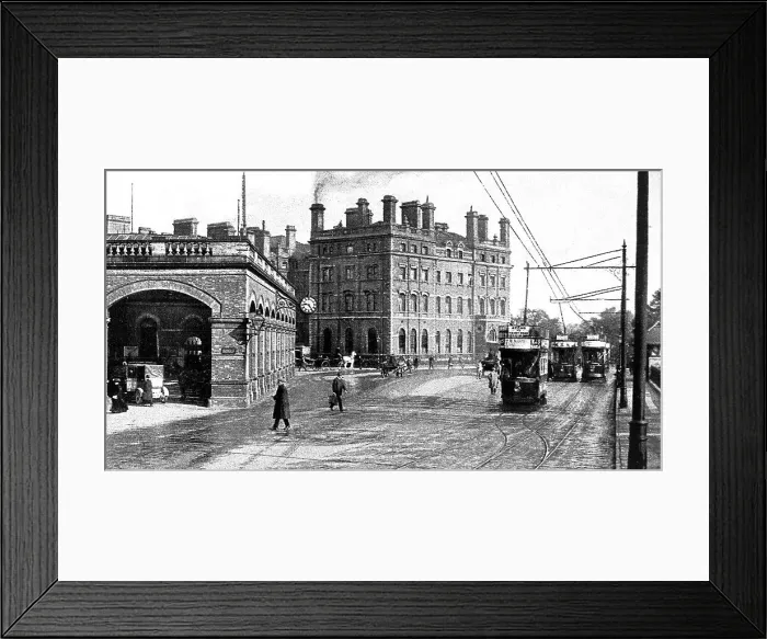 Framed Print : Station and Hotel York Framed Print : Station and Hotel York