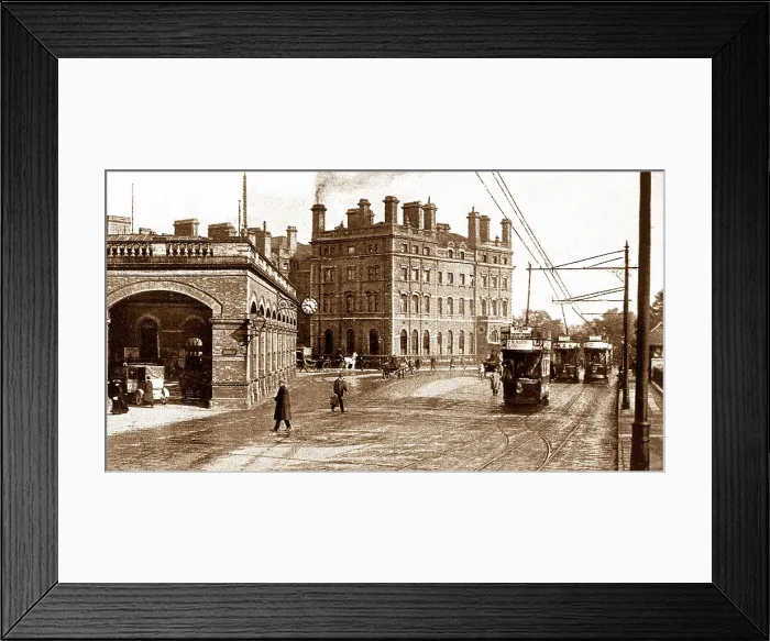 Framed Print : Station and Hotel York Framed Print : Station and Hotel York