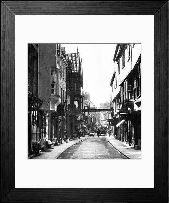 Framed Print : Stonegate York Framed Print : Stonegate York
