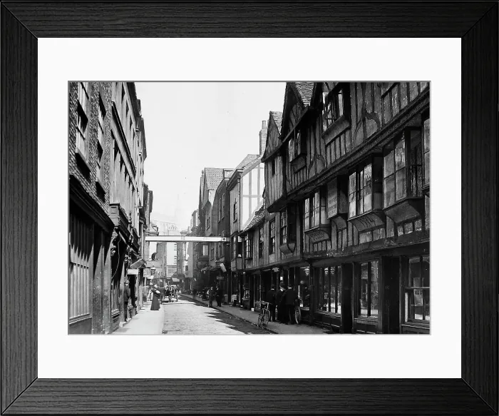 Framed Print : Stonegate York Framed Print : Stonegate York