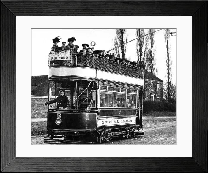 Framed Print : York tram Framed Print : York tram