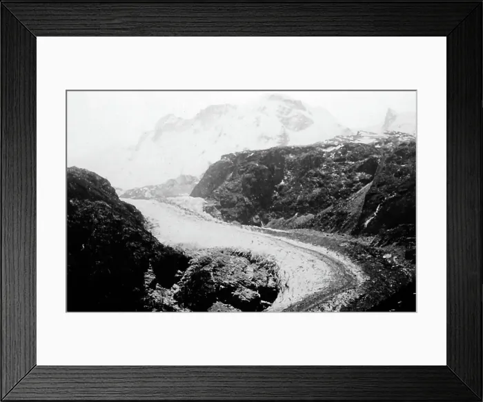Framed Print : Corner Glacier, Zermatt, Switzerland, Victorian period Framed Print : Corner Glacier, Zermatt, Switzerland, Victorian period