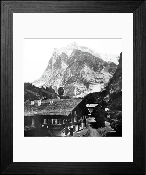 Framed Print : Grindelwald, Switzerland, Victorian period Framed Print : Grindelwald, Switzerland, Victorian period