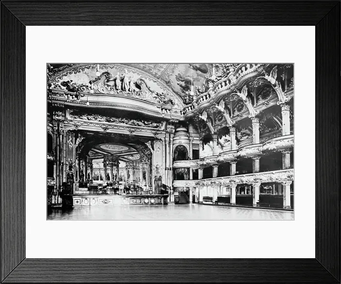 Framed Print : Blackpool Tower Ballroom, Victorian period Framed Print : Blackpool Tower Ballroom, Victorian period