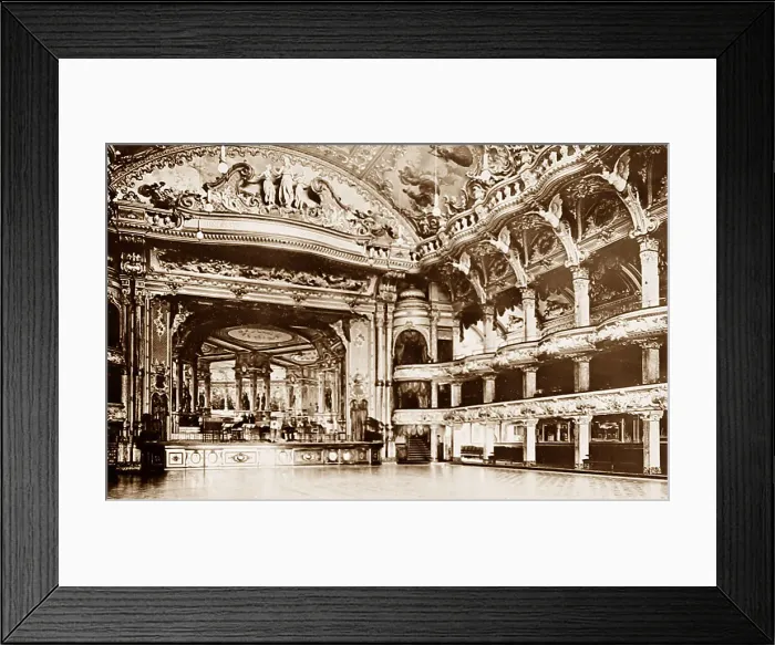Framed Print : Blackpool Tower Ballroom, Victorian period Framed Print : Blackpool Tower Ballroom, Victorian period