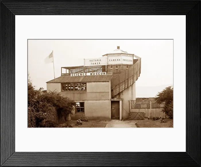 Framed Print : Camera Obscura and Science Museum, Victoria Tower, Douglas Framed Print : Camera Obscura and Science Museum, Victoria Tower, Douglas