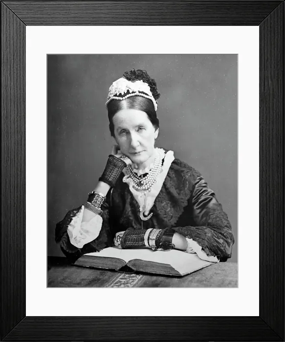 Framed Print : Baroness Burdett-Coutts, Victorian period Framed Print : Baroness Burdett-Coutts, Victorian period