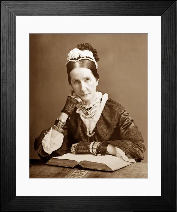 Framed Print : Baroness Burdett-Coutts, Victorian period Framed Print : Baroness Burdett-Coutts, Victorian period