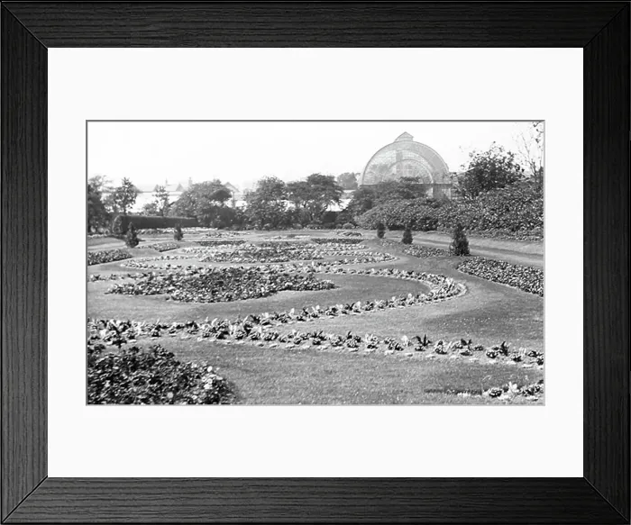 Framed Print : Botanic Gardens Liverpool early 1900s Framed Print : Botanic Gardens Liverpool early 1900s