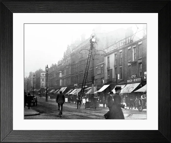 Framed Print : Lord Street, Liverpool, early 1900s Framed Print : Lord Street, Liverpool, early 1900s