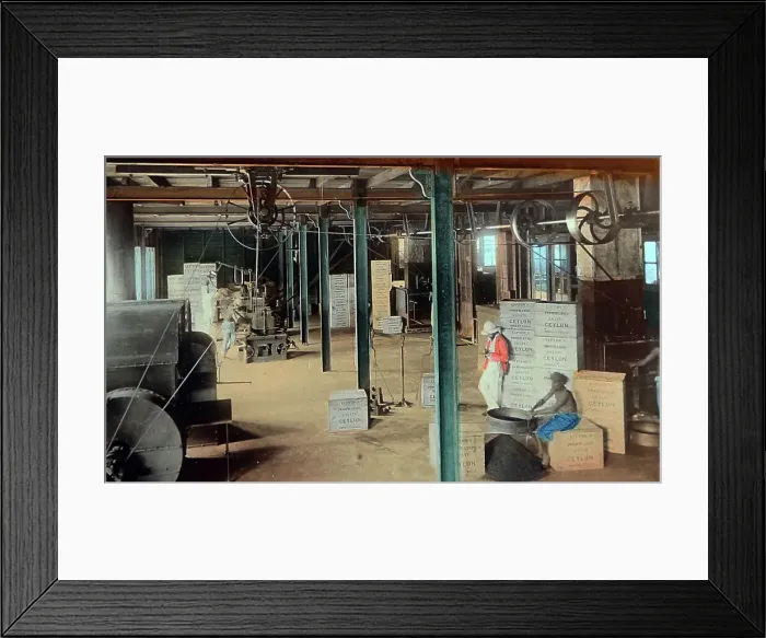 Framed Print : Lipton's tea factory at Pooprassie, Sri Lanka Framed Print : Lipton's tea factory at Pooprassie, Sri Lanka