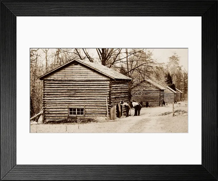 Framed Print : Curing barns at a tobacco plantation, Virginia, USA