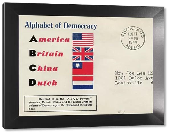 Alphabet of Democracy, America, Britain, China, Dutch, WW2