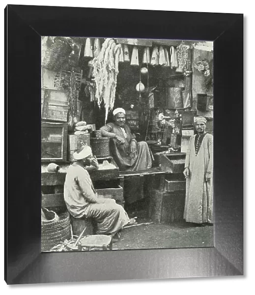 Arabian grocer's shop, Cairo, Egypt