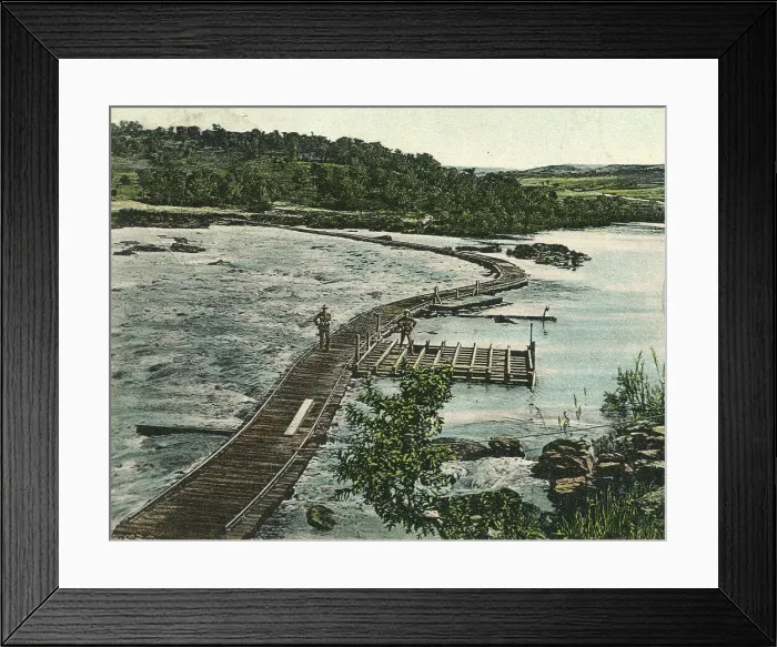Framed Print : Boer Bridge over the Tugela River, South Africa Framed Print : Boer Bridge over the Tugela River, South Africa