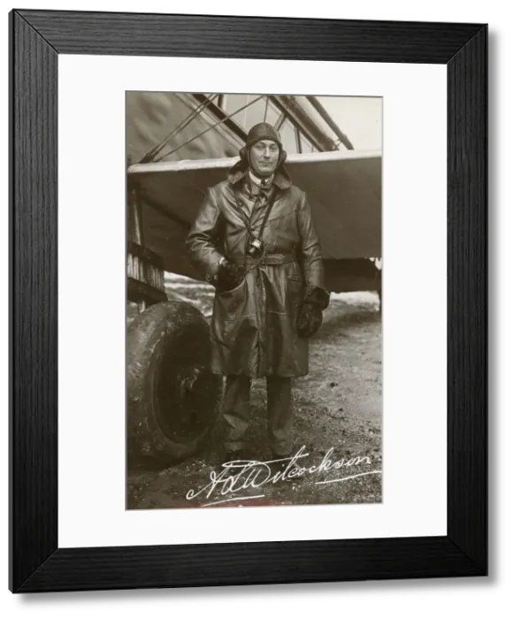 Framed Print : Captain As Wilcockson, aviation pilot, Imperial Airways Framed Print : Captain As Wilcockson, aviation pilot, Imperial Airways
