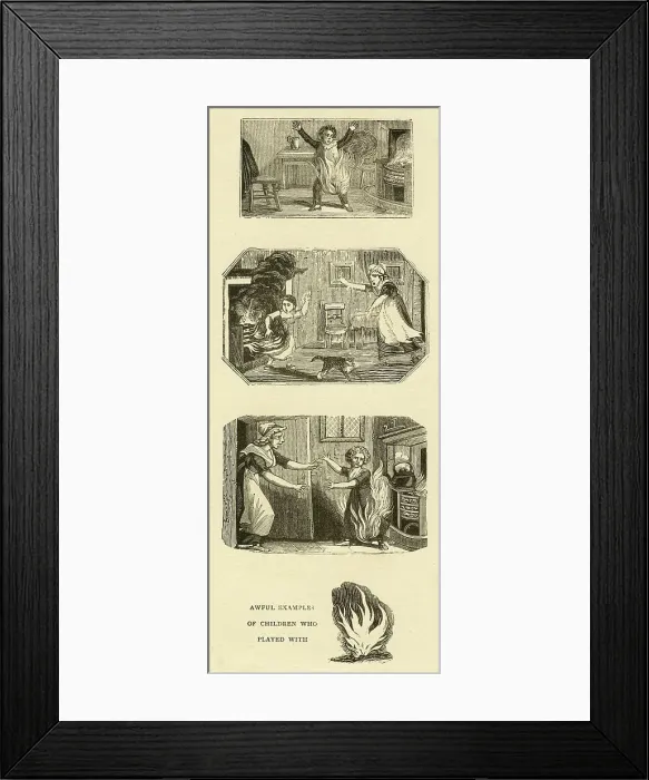 Framed Print : Children who played with fire Framed Print : Children who played with fire