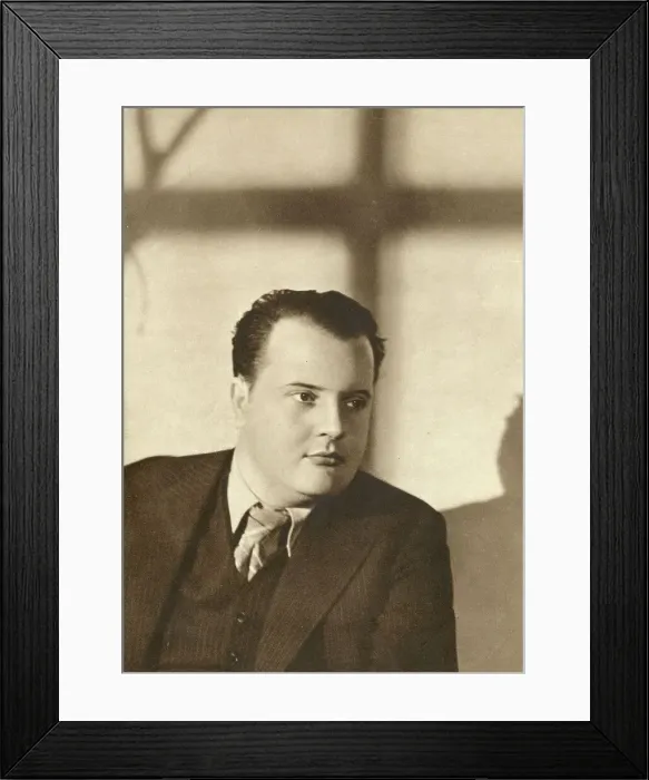 Framed Print : Constant Lambert, musical director, Vic-Wells Ballet Framed Print : Constant Lambert, musical director, Vic-Wells Ballet