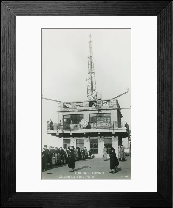 Framed Print : Control Tower, Croydon Aerodrome Airport, Surrey Framed Print : Control Tower, Croydon Aerodrome Airport, Surrey