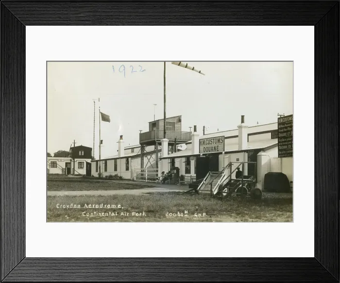 Framed Print : Customs Office, Croydon Aerodrome Continental Airport, Surre Framed Print : Customs Office, Croydon Aerodrome Continental Airport, Surre