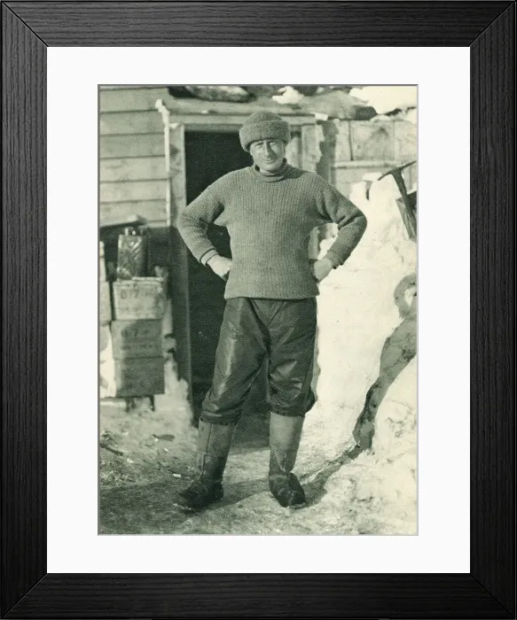 Framed Print : Dr Wilson at the Antarctic Framed Print : Dr Wilson at the Antarctic