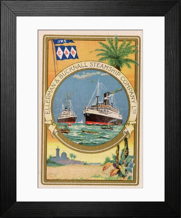Framed Print : Ellerman & Bucknall Steamship Company Ltd Framed Print : Ellerman & Bucknall Steamship Company Ltd
