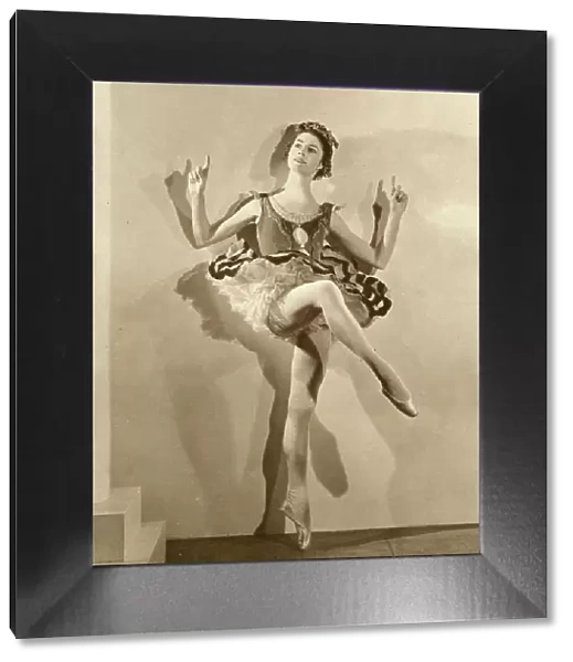 Elizabeth Miller, ballerina in Coppelia, Vic-Wells Ballet
