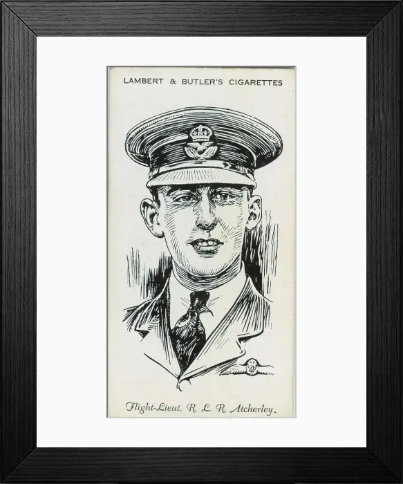 Framed Print : Flight-Lieutenant R L R Atcherley, pilot Framed Print : Flight-Lieutenant R L R Atcherley, pilot