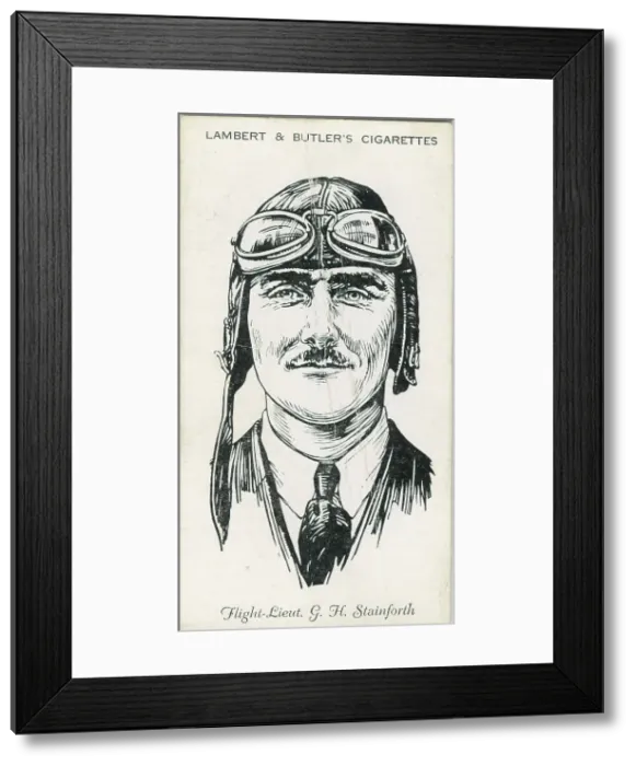 Framed Print : Flight Lieutenant G H Stainforth Pilot Raf 1935 Framed Print : Flight Lieutenant G H Stainforth Pilot Raf 1935