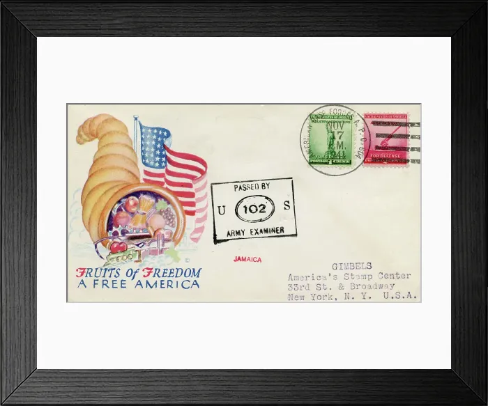 Framed Print : Fruits of Freedom, A Free America, WW2 patriotic cover Framed Print : Fruits of Freedom, A Free America, WW2 patriotic cover