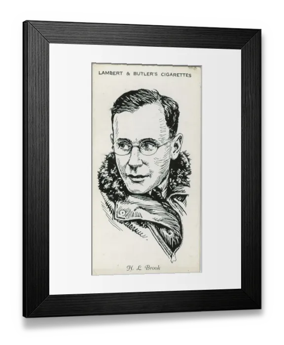 Framed Print : H L Brook, pilot Framed Print : H L Brook, pilot
