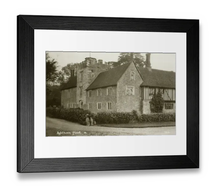 Framed Print : Ightham Mote, Kent, main entrance Framed Print : Ightham Mote, Kent, main entrance