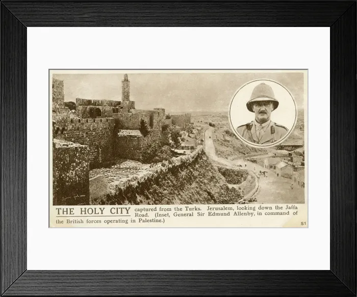 Framed Print : Jerusalem looking down the Jaffa Road Framed Print : Jerusalem looking down the Jaffa Road