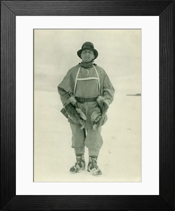 Framed Print : Lieutenant Bowers, at the Antarctic Framed Print : Lieutenant Bowers, at the Antarctic