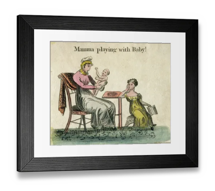 Framed Print : Mamma playing with Baby! Framed Print : Mamma playing with Baby!