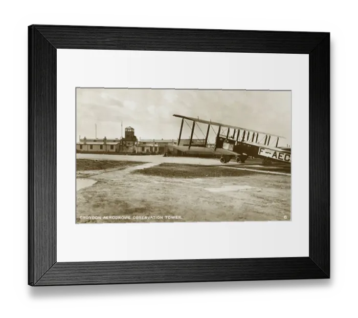 Framed Print : Observation Tower, Croydon Aerodrome Continental Airport Framed Print : Observation Tower, Croydon Aerodrome Continental Airport