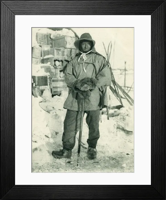 Framed Print : Petty Officer Evans, at the Antarctic Framed Print : Petty Officer Evans, at the Antarctic