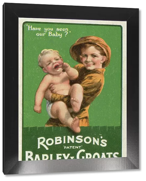Advert, Robinson's patent Barley & Groats
