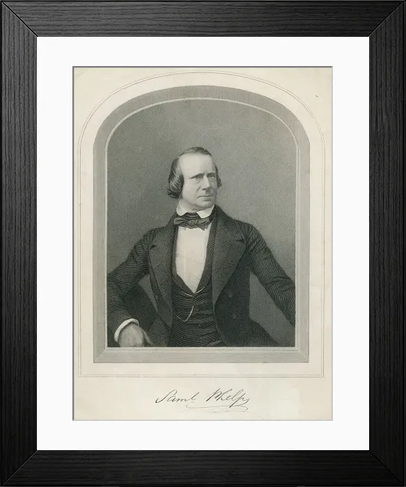 Framed Print : Samuel Phelphs, English actor and theatre manager Framed Print : Samuel Phelphs, English actor and theatre manager