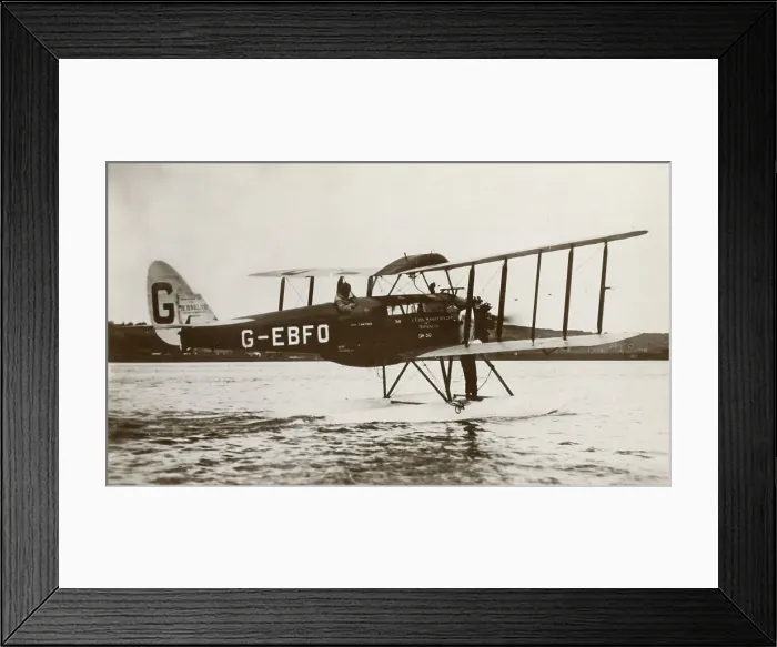 Framed Print : Sir Alan Cobham's De Havilland Type 50 J Seaplane Framed Print : Sir Alan Cobham's De Havilland Type 50 J Seaplane